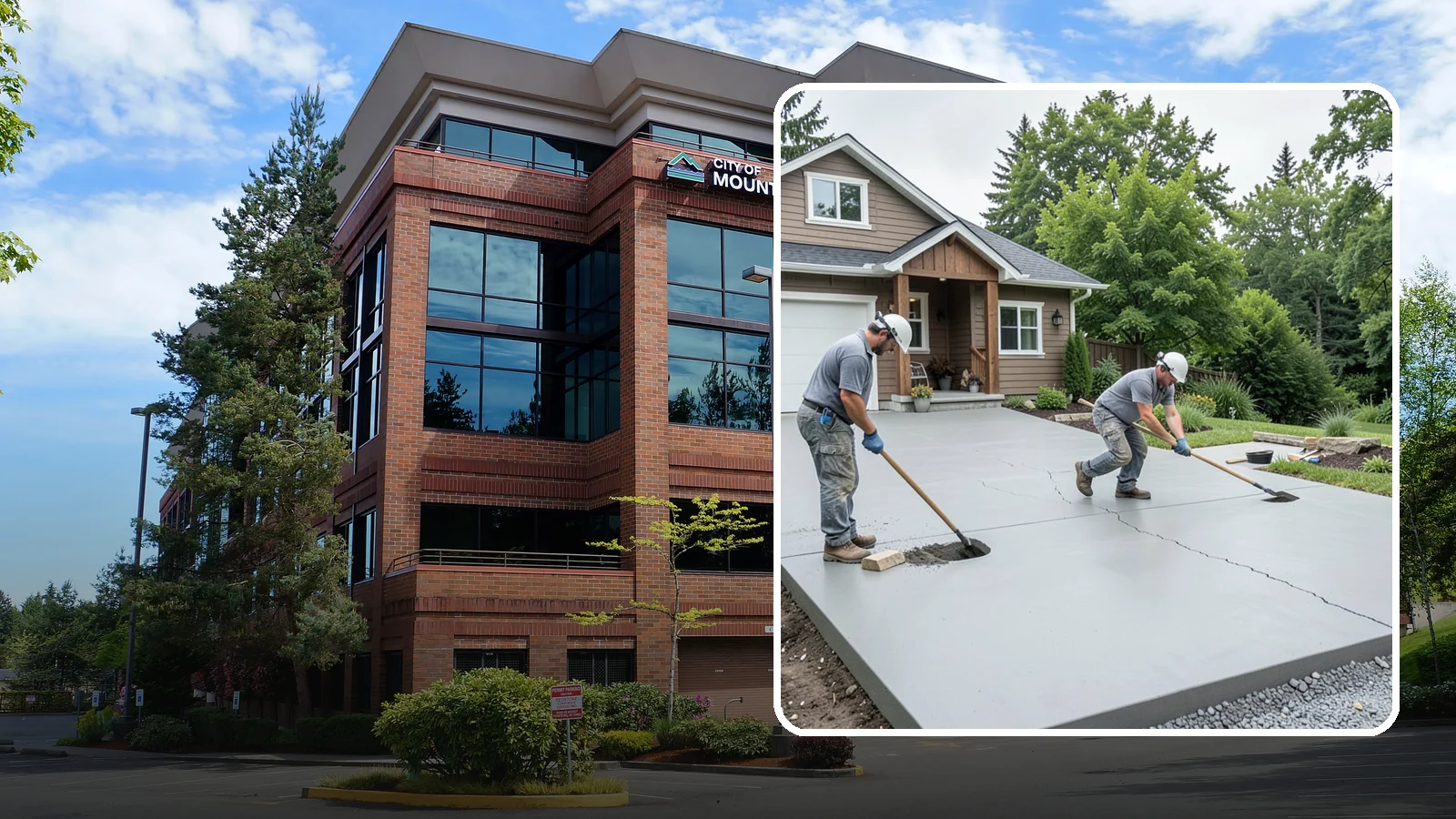 Driveway Repair in Mountlake Terrace, Snohomish County, WA - Fixing cracks, potholes, settling, and surface damage to extend the life of your existing driveway.