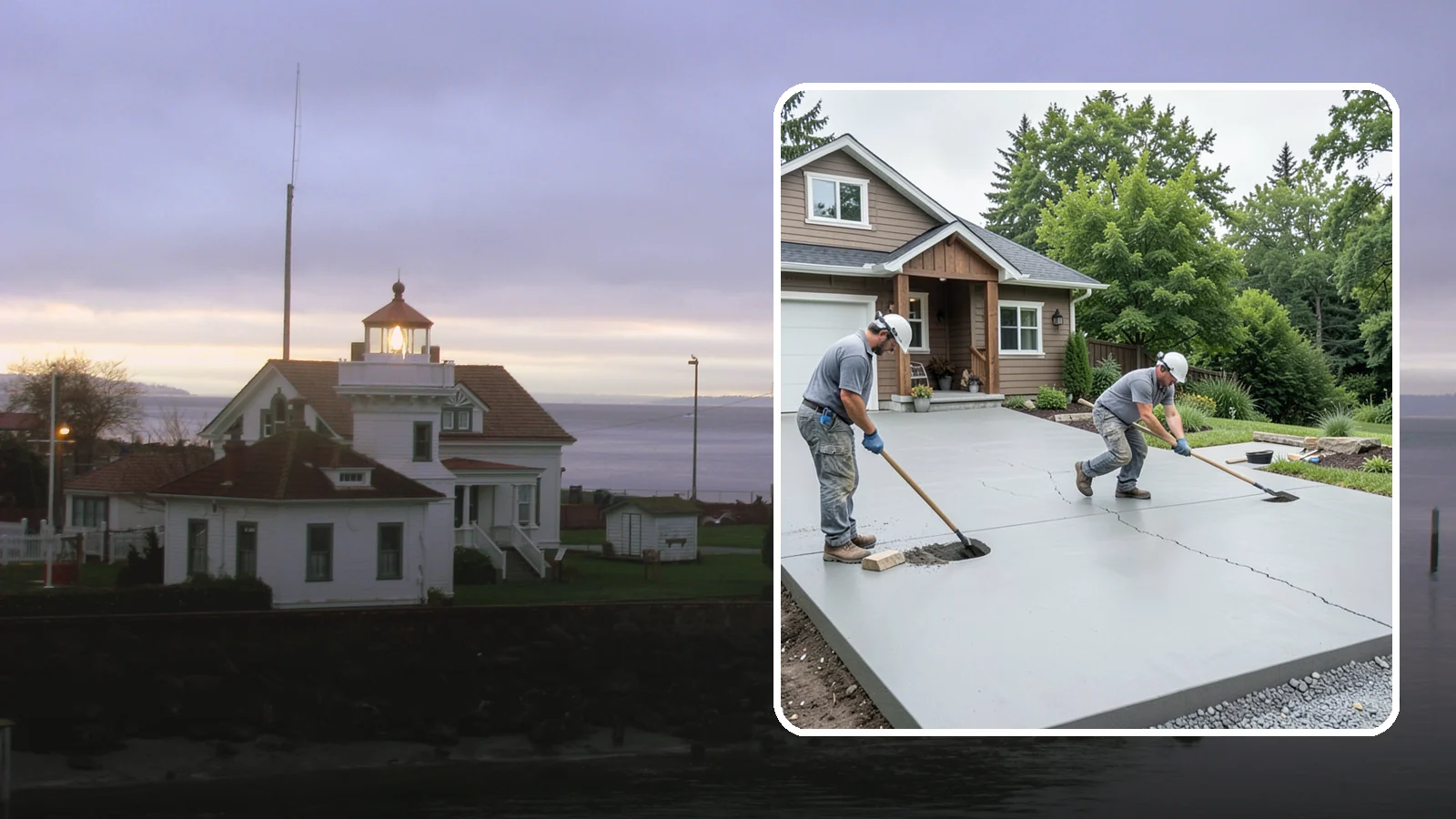 Driveway Repair in Mukilteo, Snohomish County, WA - Fixing cracks, potholes, settling, and surface damage to extend the life of your existing driveway.