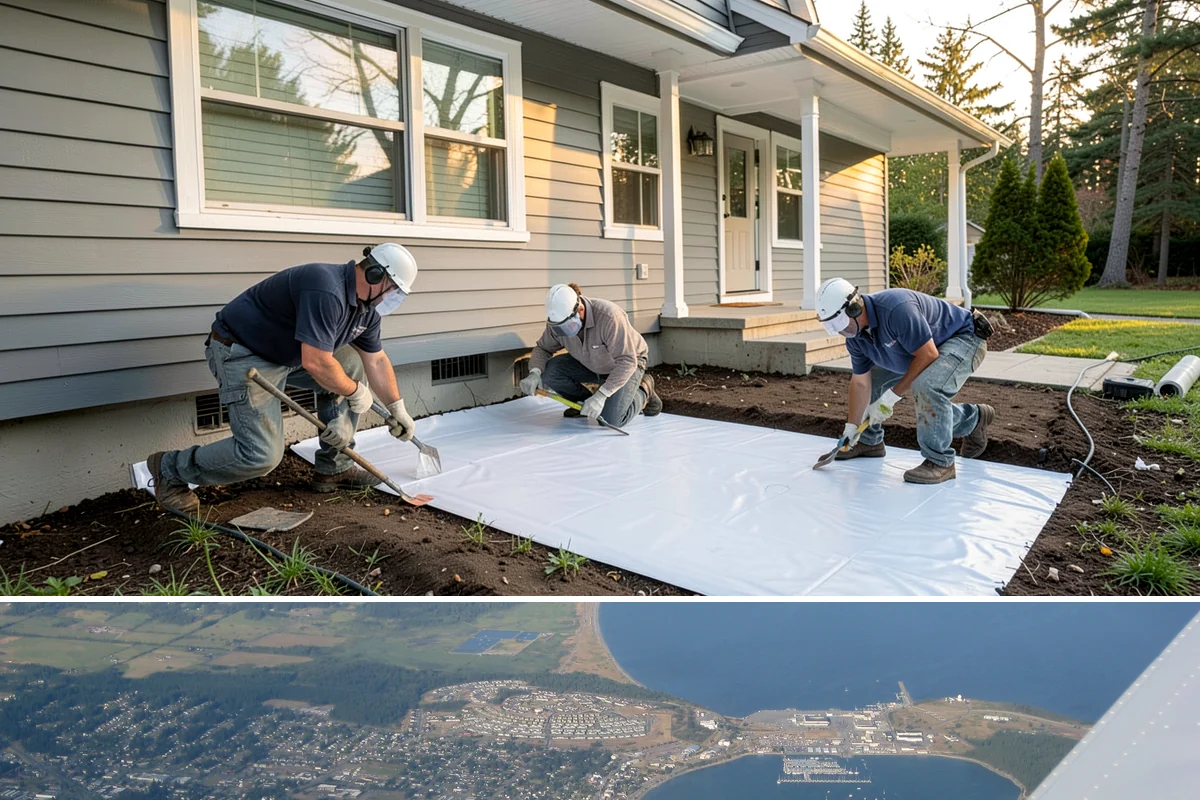 Driveway Repair in Oak Harbor, Island County, WA - Crack sealing and patching cure best in dry, mild weather, making late spring through early fall the ideal window.