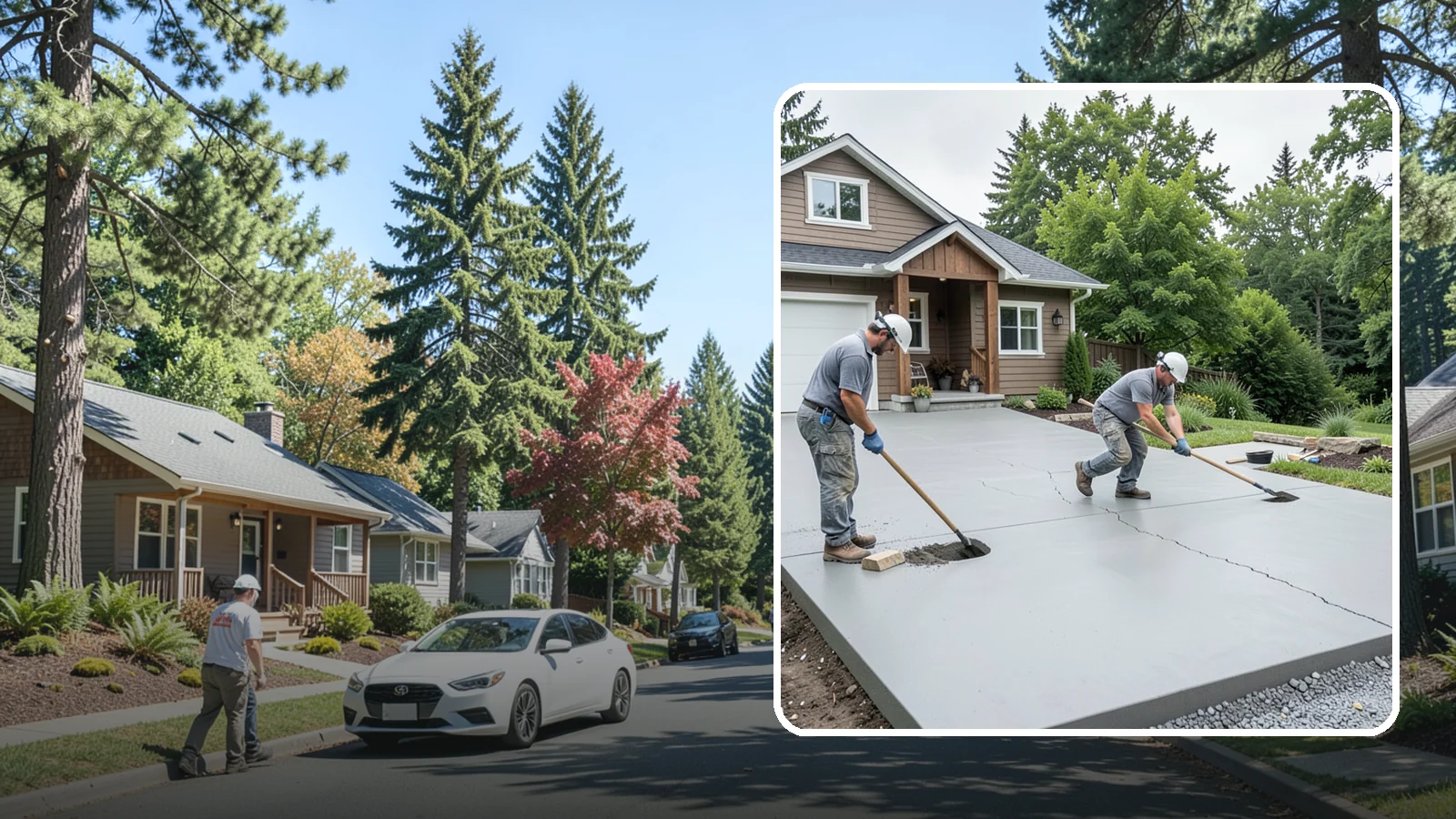 Driveway Repair in Orting, Pierce County, WA - Fixing cracks, potholes, settling, and surface damage to extend the life of your existing driveway.