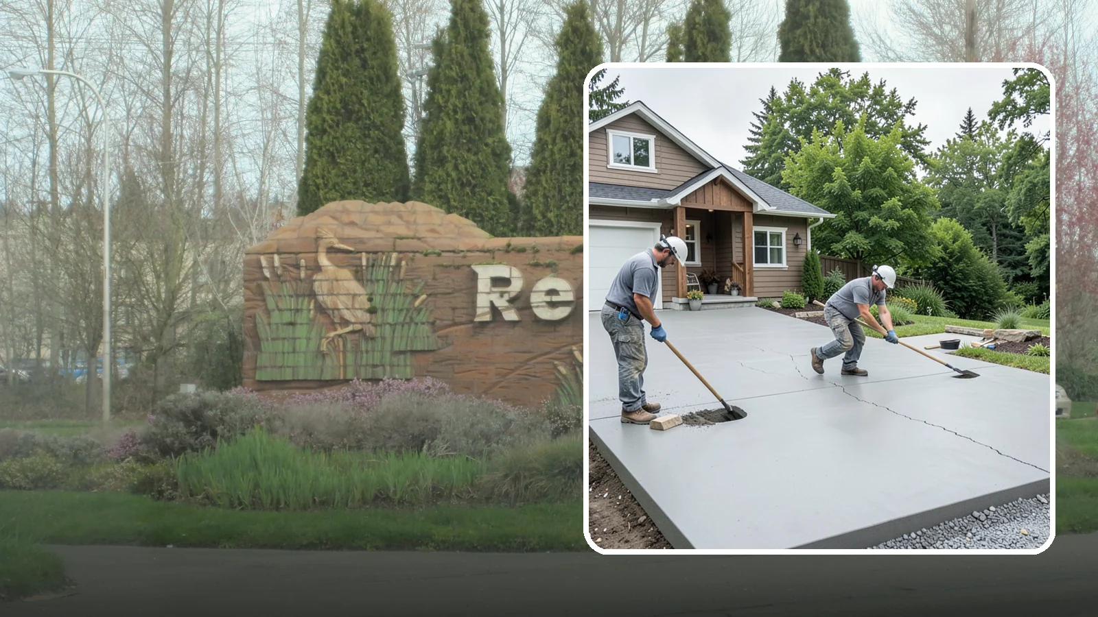 Driveway Repair in Renton, King County, WA - Fixing cracks, potholes, settling, and surface damage to extend the life of your existing driveway.