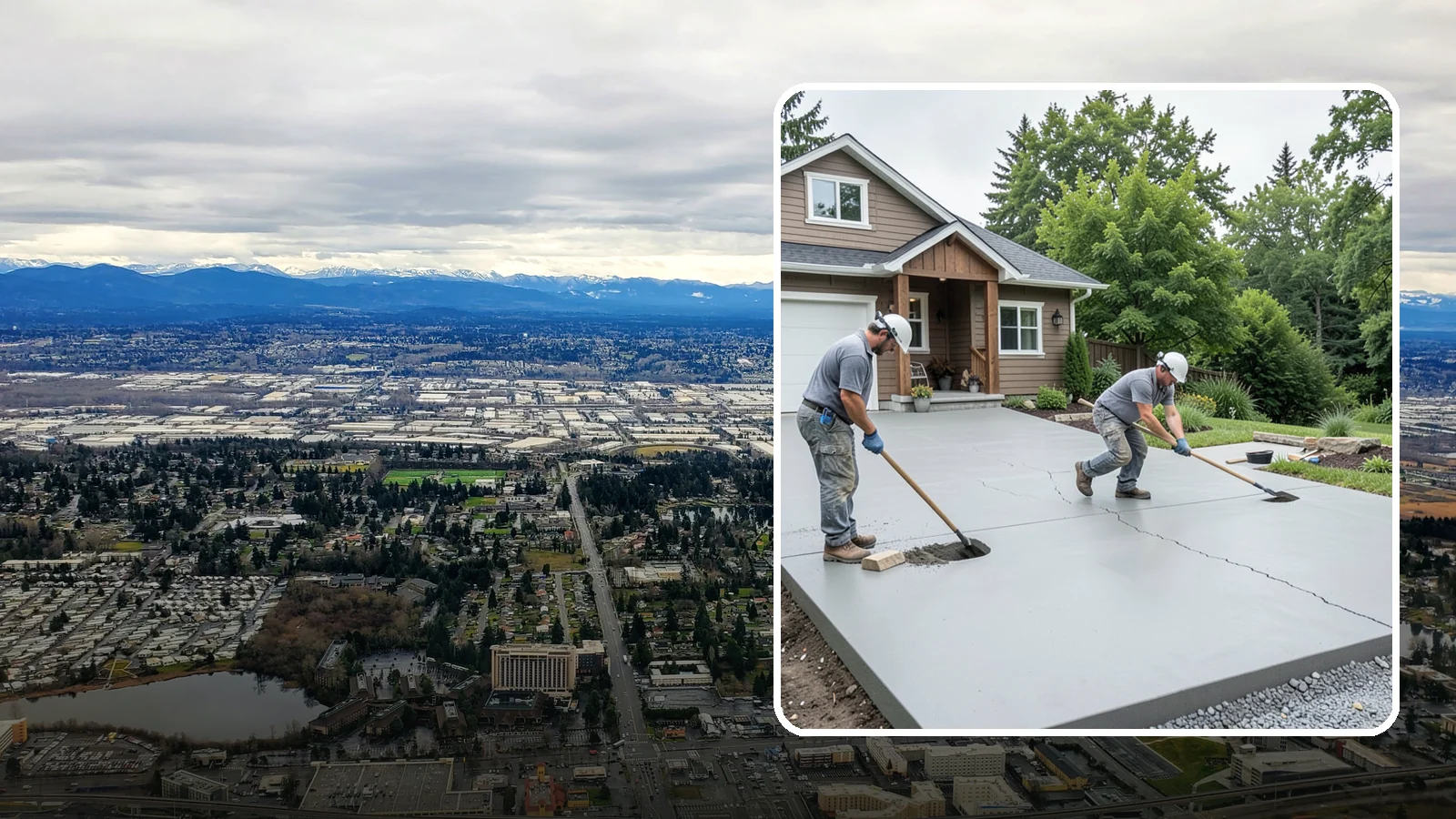 Driveway Repair in SeaTac, King County, WA - Fixing cracks, potholes, settling, and surface damage to extend the life of your existing driveway.