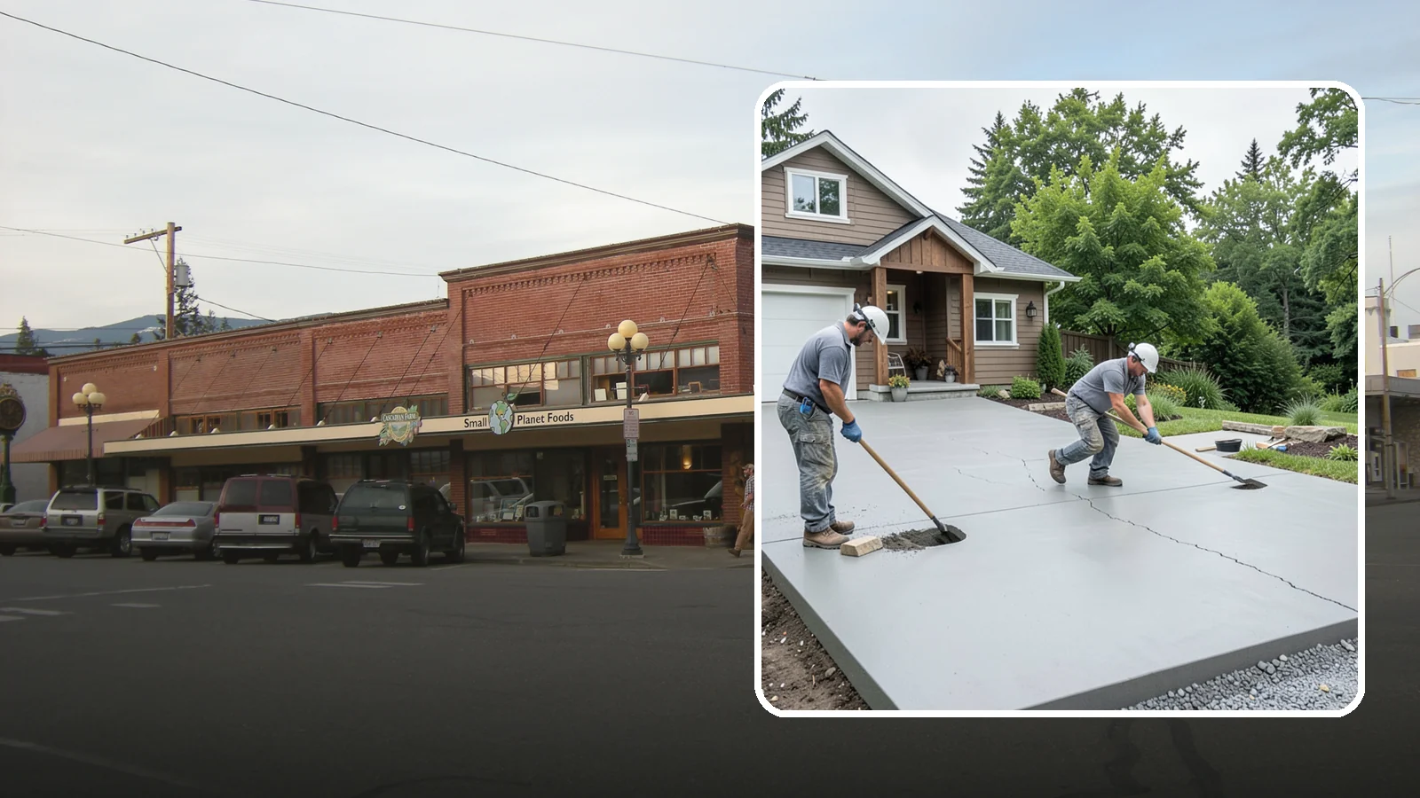 Driveway Repair in Sedro-Woolley, Skagit County, WA - Fixing cracks, potholes, settling, and surface damage to extend the life of your existing driveway.