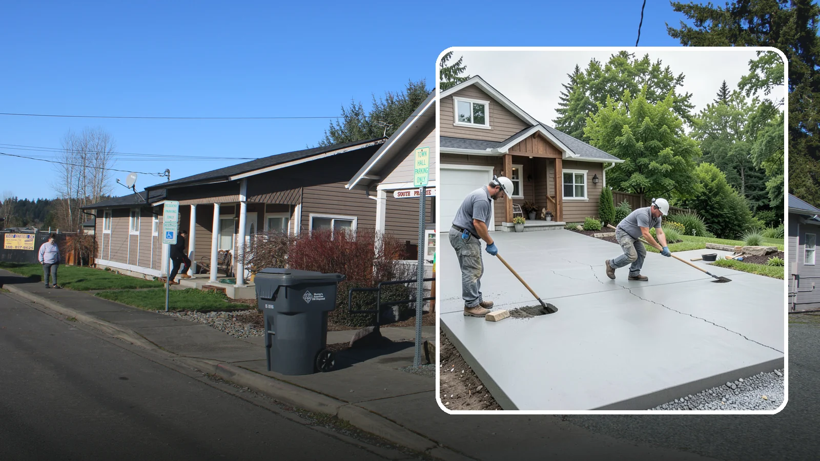 Driveway Repair in South Prairie, Pierce County, WA - Fixing cracks, potholes, settling, and surface damage to extend the life of your existing driveway.