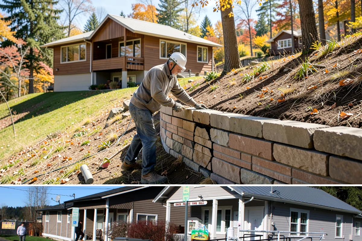 Driveway Repair in South Prairie, Pierce County, WA - Crack sealing and patching cure best in dry, mild weather, making late spring through early fall the ideal window.