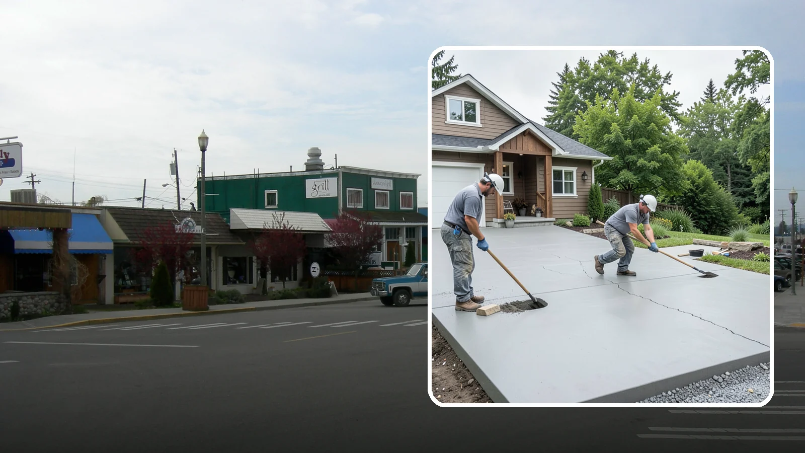 Driveway Repair in Stanwood, Snohomish County, WA - Fixing cracks, potholes, settling, and surface damage to extend the life of your existing driveway.