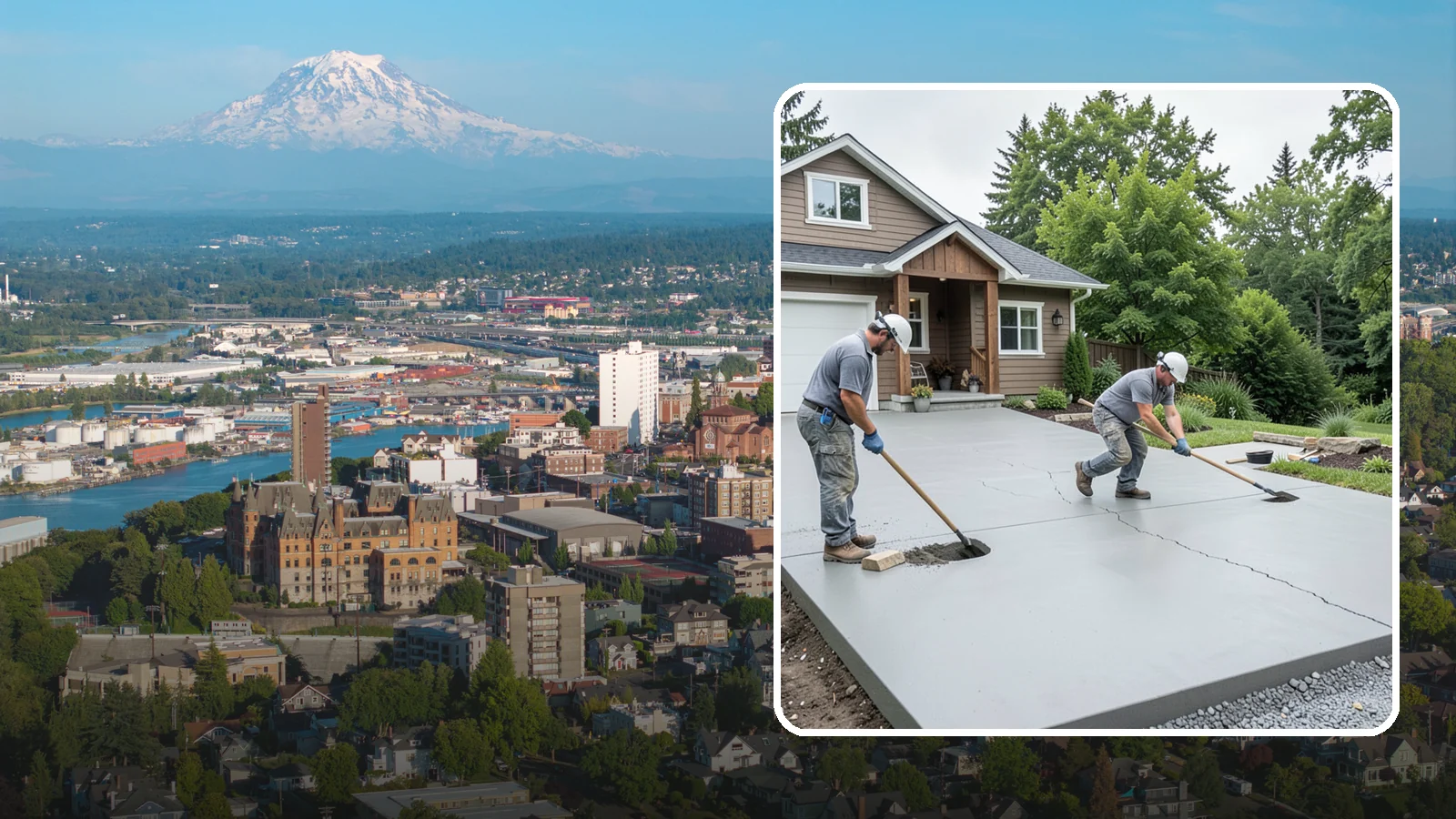 Driveway Repair in Tacoma, Pierce County, WA - Fixing cracks, potholes, settling, and surface damage to extend the life of your existing driveway.