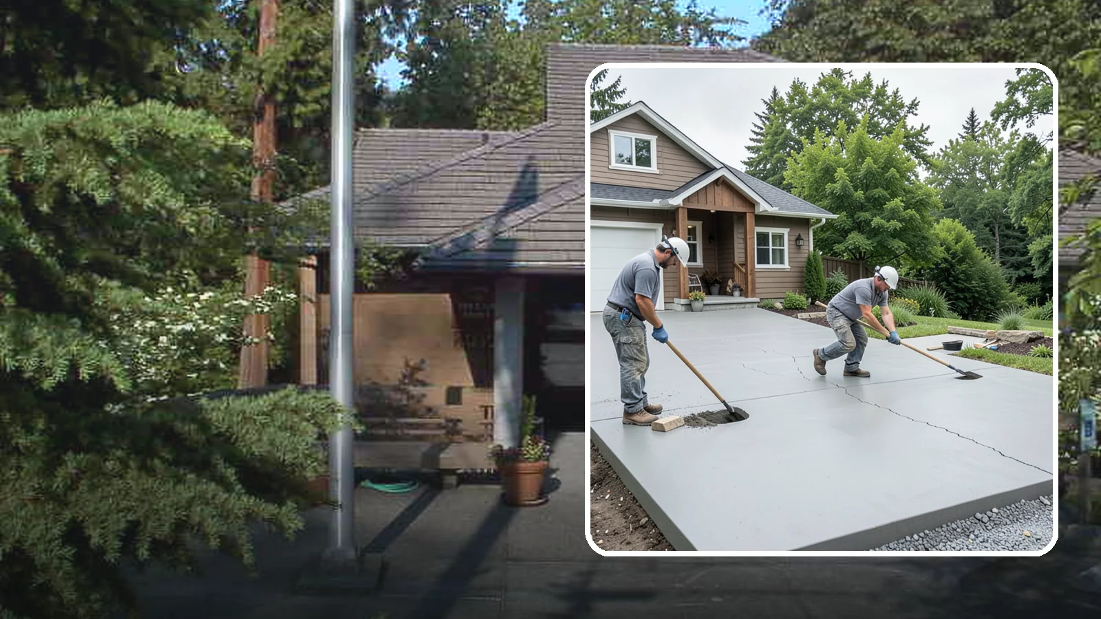 Driveway Repair in Yarrow Point, King County, WA - Fixing cracks, potholes, settling, and surface damage to extend the life of your existing driveway.
