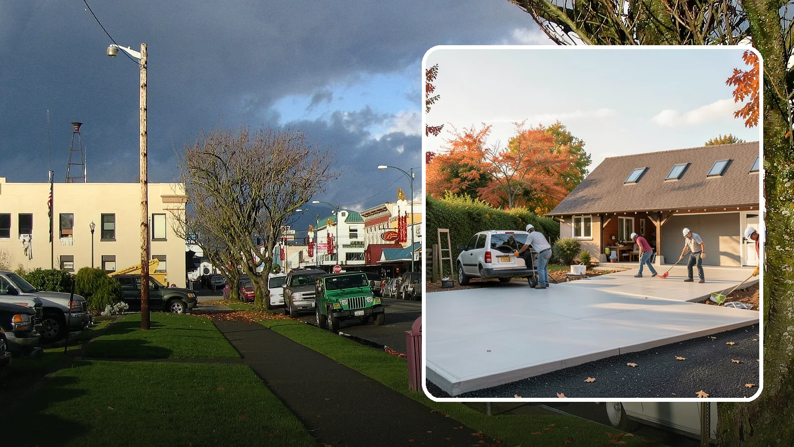 Driveway Replacement in Arlington, Snohomish County, WA - Removing a failed or worn driveway and rebuilding it with a fresh base and a new surface of your choice.