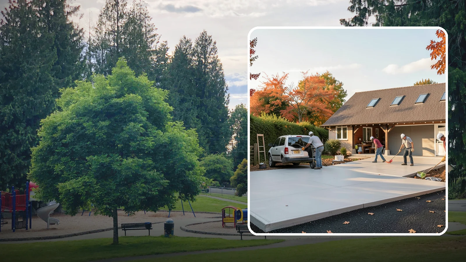 Driveway Replacement in Bonney Lake, Pierce County, WA - Removing a failed or worn driveway and rebuilding it with a fresh base and a new surface of your choice.