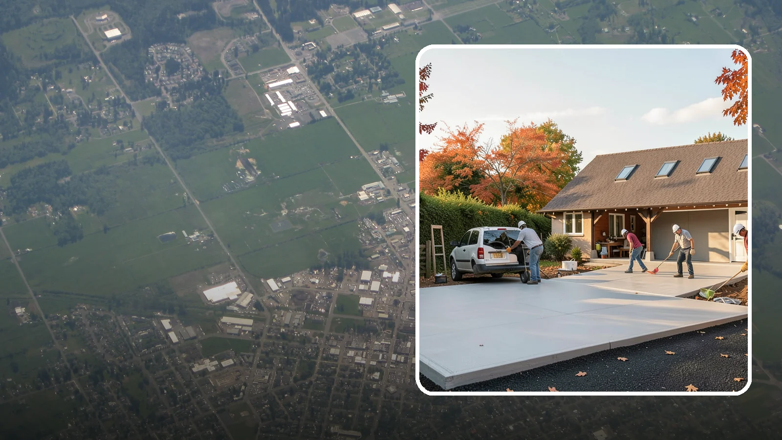 Driveway Replacement in Enumclaw, King County, WA - Removing a failed or worn driveway and rebuilding it with a fresh base and a new surface of your choice.