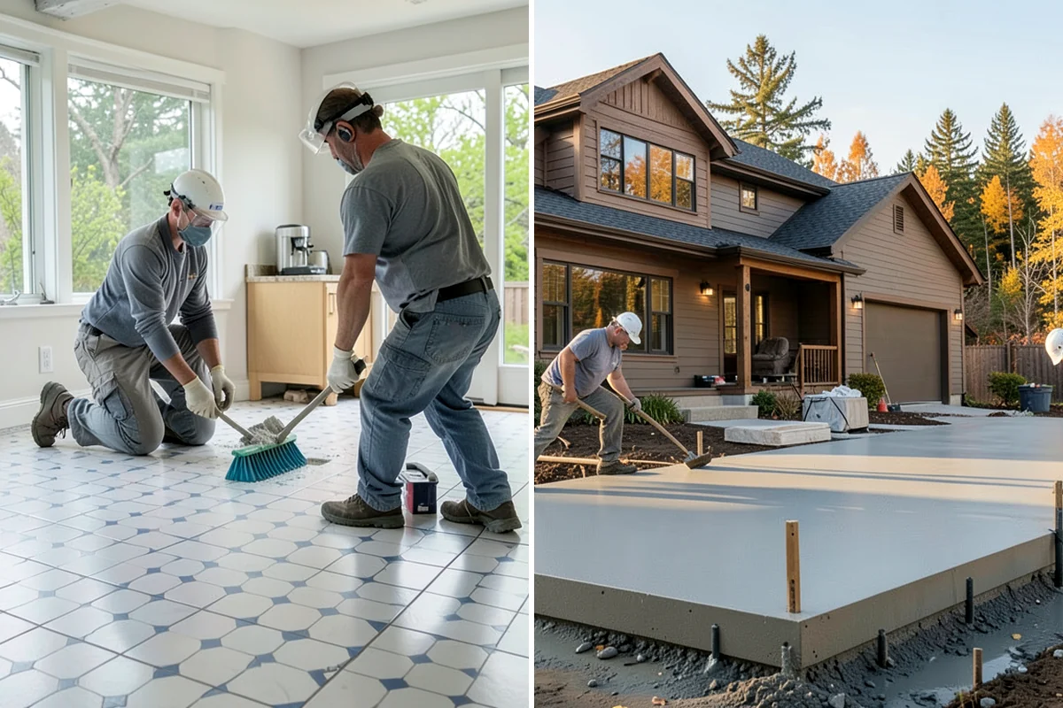 Driveway Replacement in Kenmore, King County, WA - Remove and dispose of the existing driveway