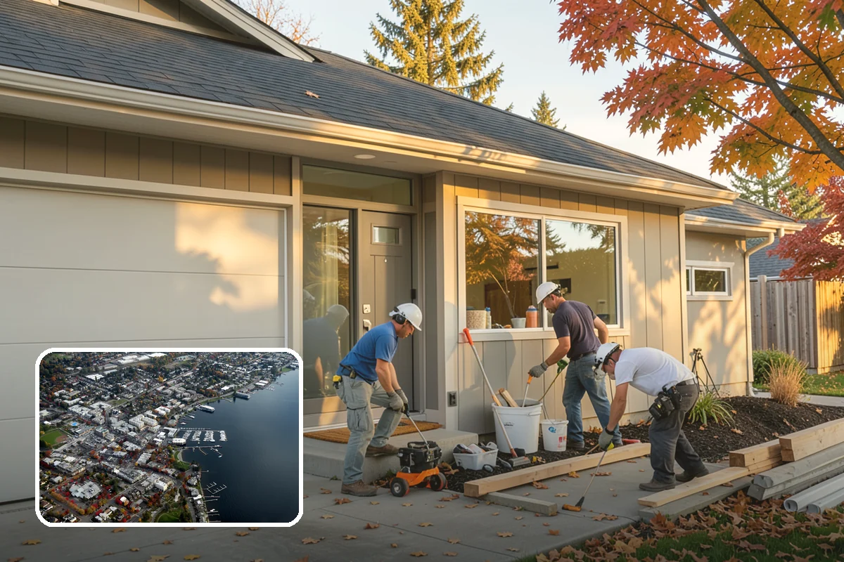 Driveway Replacement in Kirkland, King County, WA - Fixes cracked, sunken, or heaved surfaces for good
