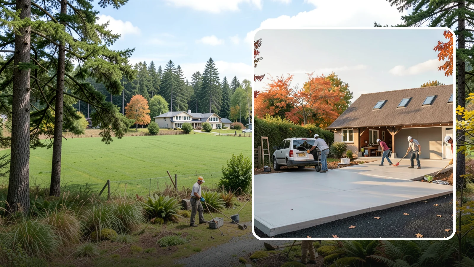 Driveway Replacement in Lyman, Skagit County, WA - Removing a failed or worn driveway and rebuilding it with a fresh base and a new surface of your choice.
