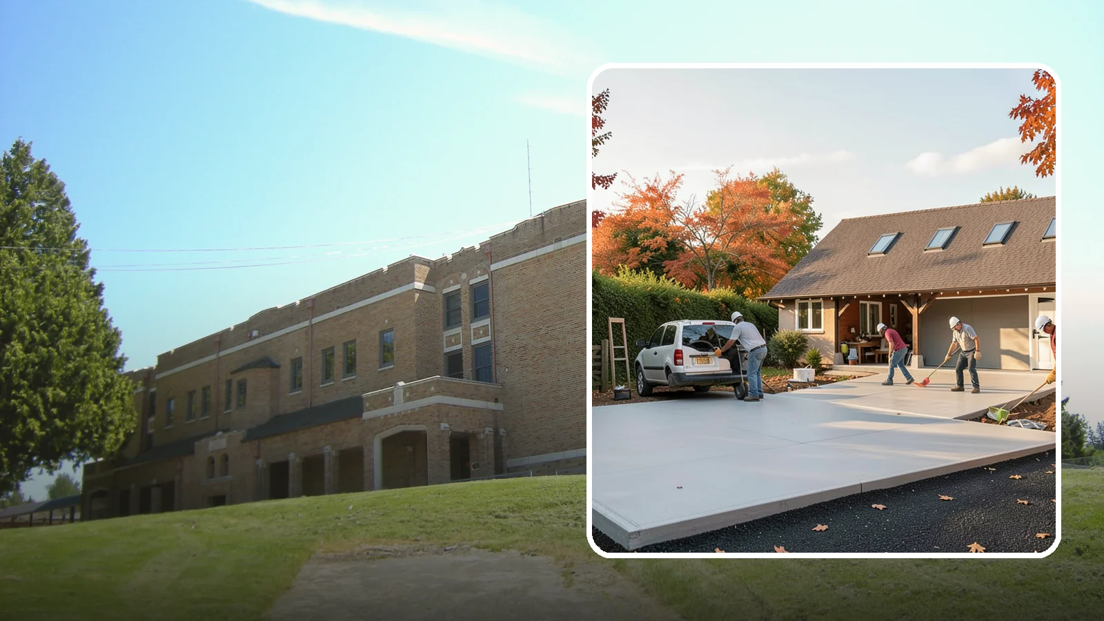 Driveway Replacement in Maple Valley, King County, WA - Removing a failed or worn driveway and rebuilding it with a fresh base and a new surface of your choice.