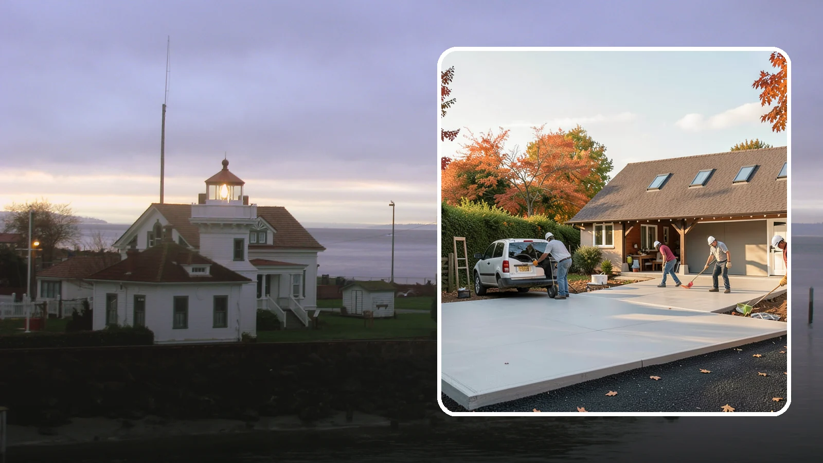 Driveway Replacement in Mukilteo, Snohomish County, WA - Removing a failed or worn driveway and rebuilding it with a fresh base and a new surface of your choice.