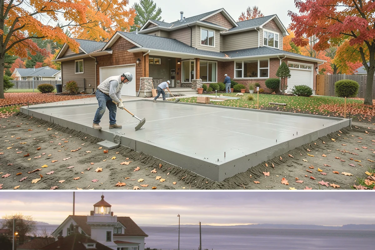 Driveway Replacement in Mukilteo, Snohomish County, WA - Replacement is best scheduled in the dry months so demolition, base work, and the new surface cure without weather delays.
