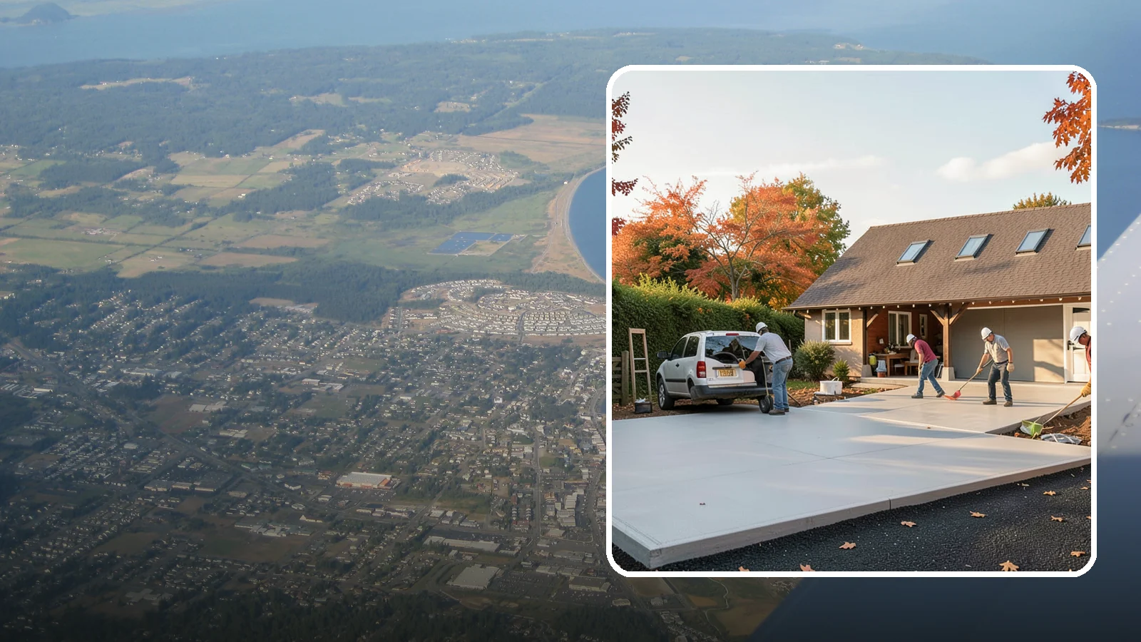 Driveway Replacement in Oak Harbor, Island County, WA - Removing a failed or worn driveway and rebuilding it with a fresh base and a new surface of your choice.