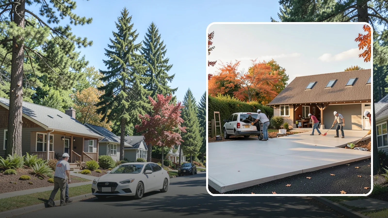 Driveway Replacement in Orting, Pierce County, WA - Removing a failed or worn driveway and rebuilding it with a fresh base and a new surface of your choice.