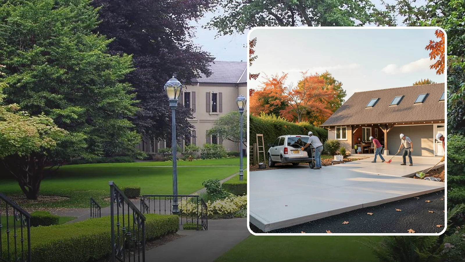 Driveway Replacement in Woodinville, King County, WA - Removing a failed or worn driveway and rebuilding it with a fresh base and a new surface of your choice.