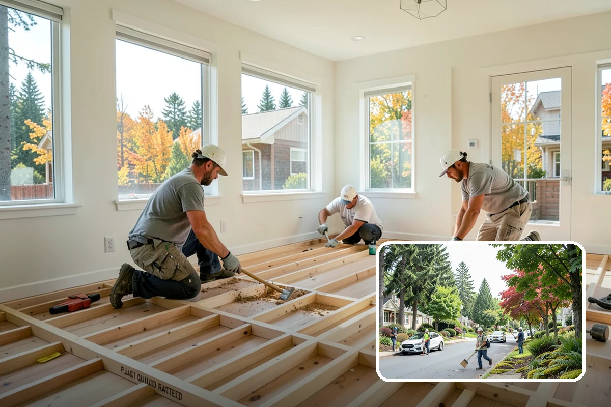 Dry Rot Repair in Beaux Arts Village, King County, WA - Removes all compromised, decayed wood