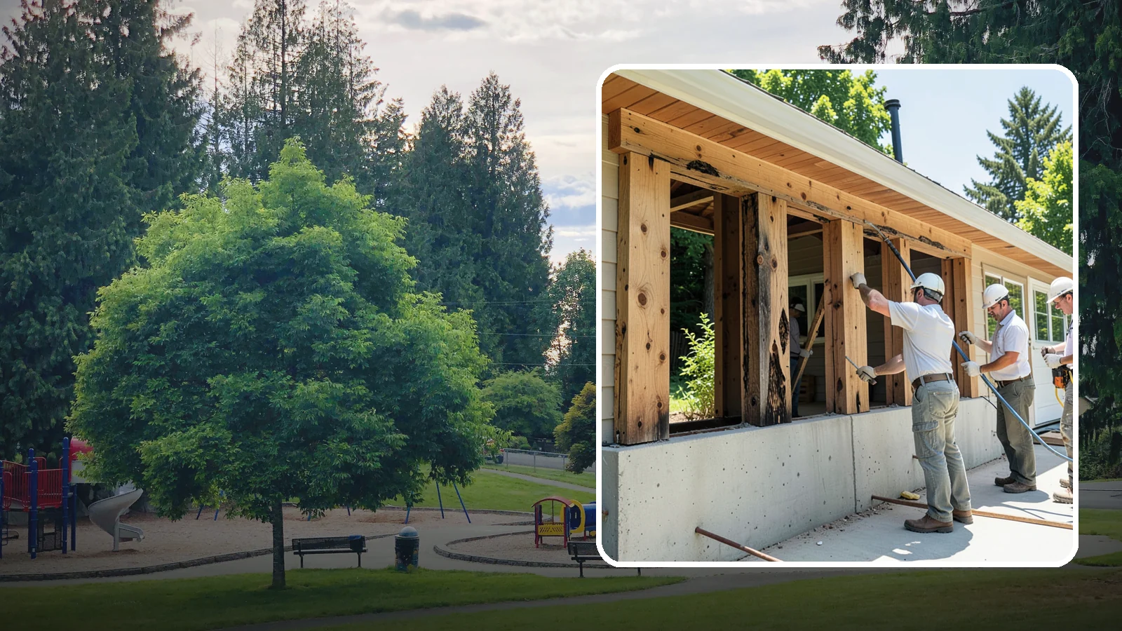 Dry Rot Repair in Bonney Lake, Pierce County, WA - Expert dry rot repair that removes decay and restores the strength of affected wood.