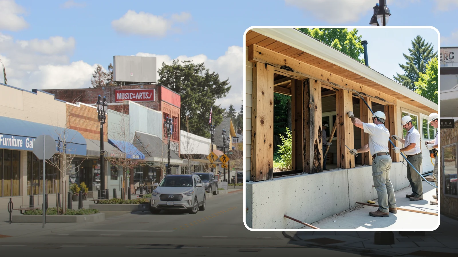 Dry Rot Repair in Bothell, King County, WA - Expert dry rot repair that removes decay and restores the strength of affected wood.