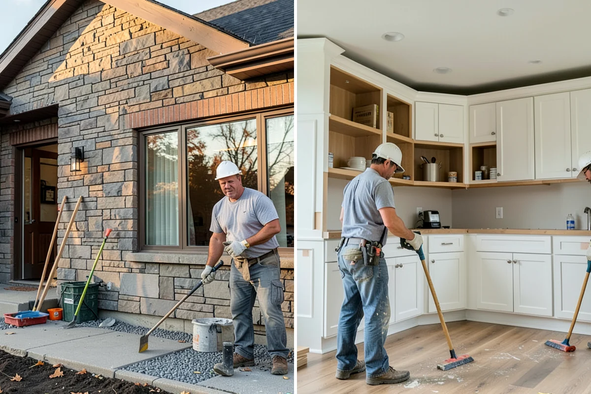 Dry Rot Repair in Concrete, Skagit County, WA - Probe the area to map the extent of decay