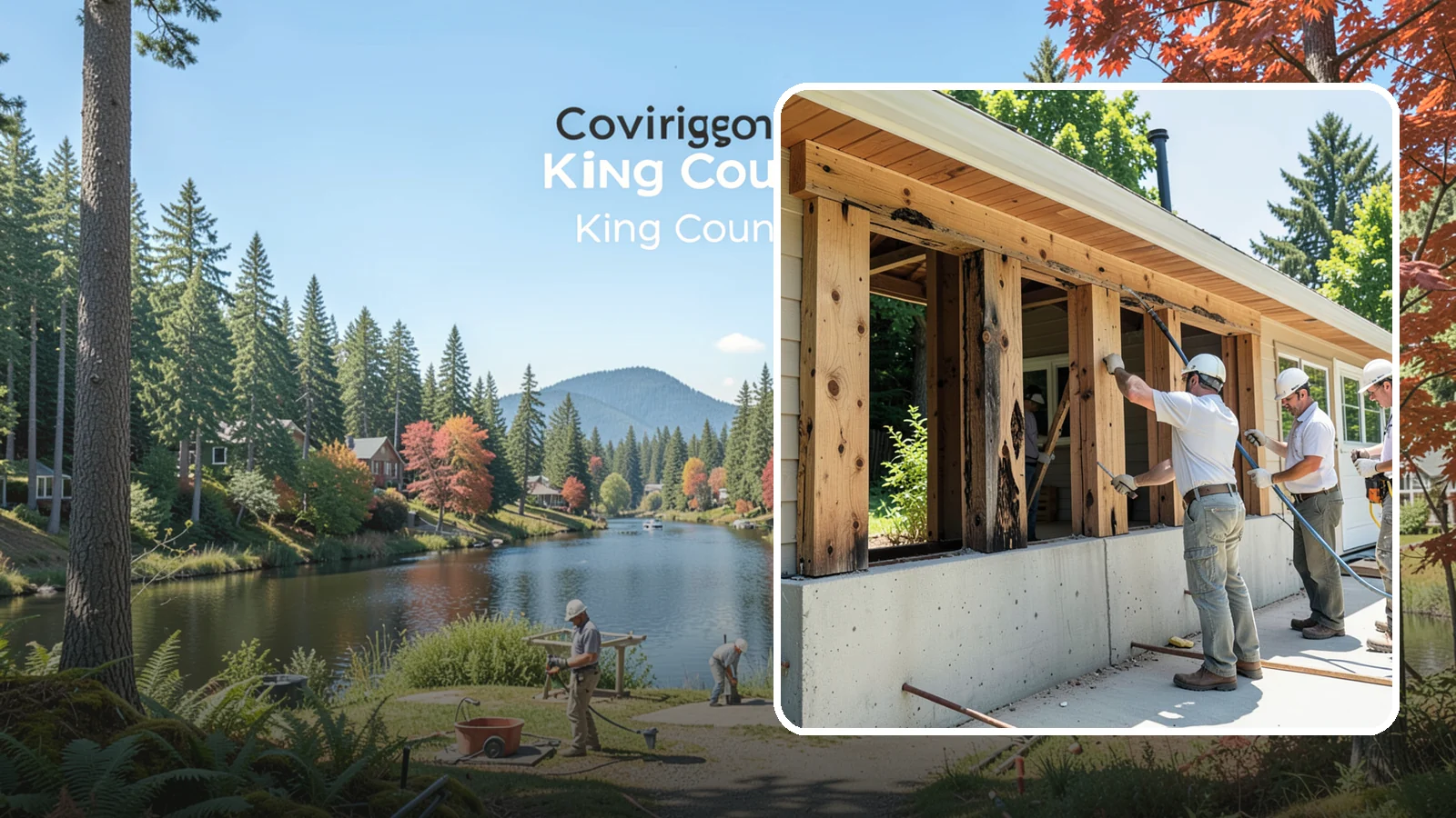 Dry Rot Repair in Covington, King County, WA - Expert dry rot repair that removes decay and restores the strength of affected wood.