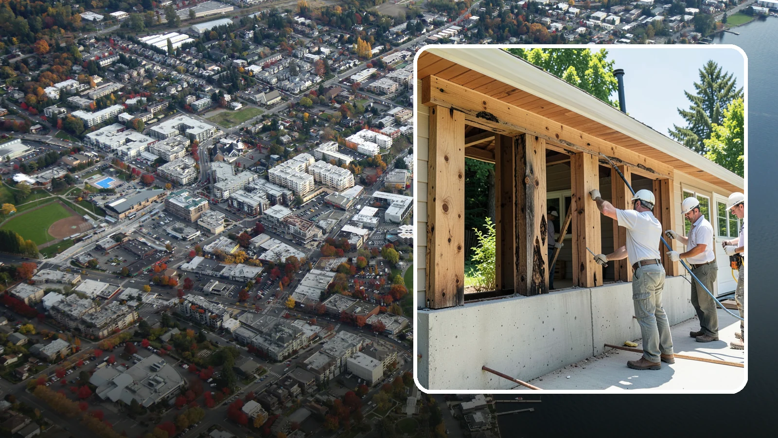 Dry Rot Repair in Kirkland, King County, WA - Expert dry rot repair that removes decay and restores the strength of affected wood.