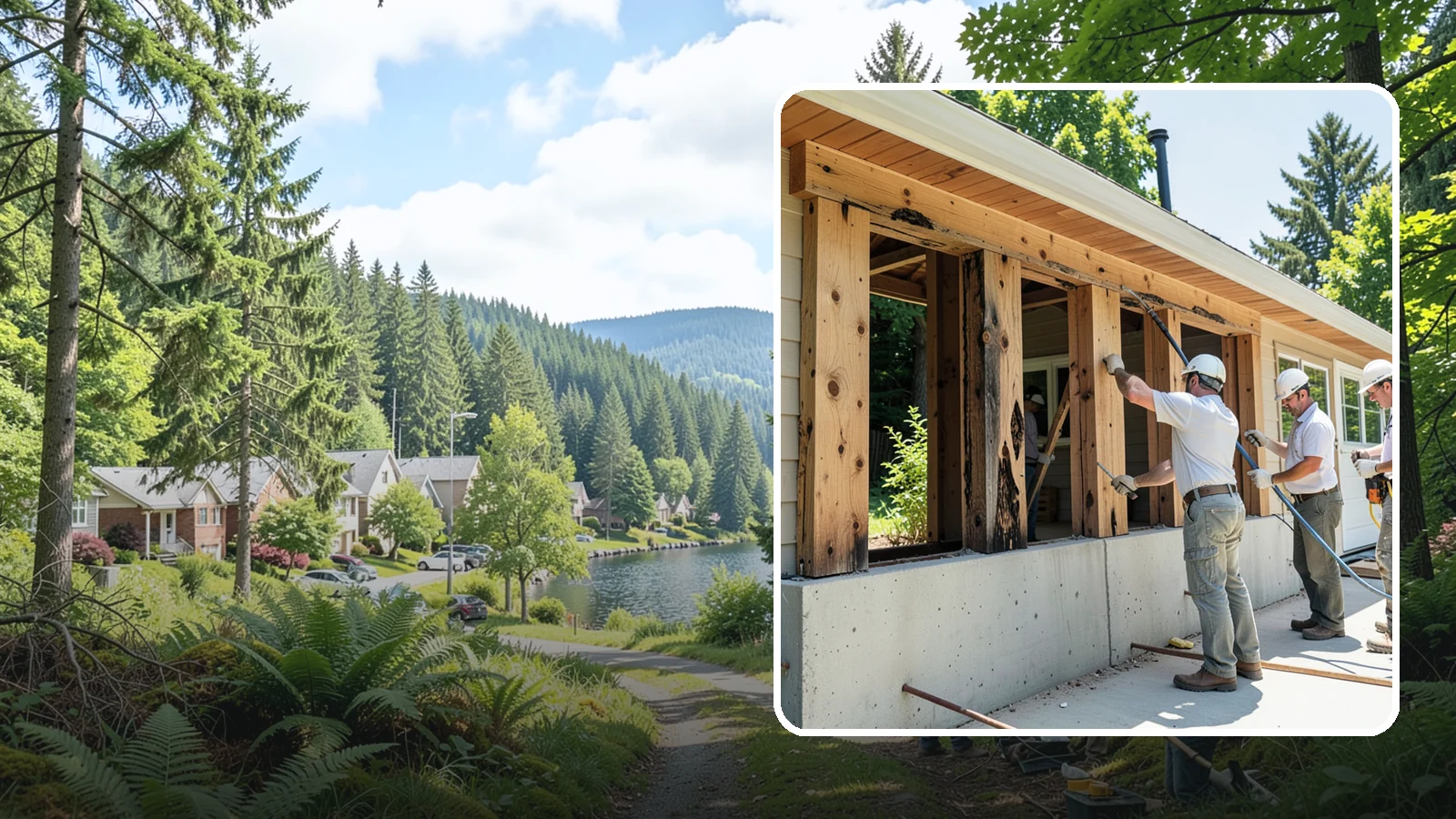 Dry Rot Repair in Lake Forest Park, King County, WA - Expert dry rot repair that removes decay and restores the strength of affected wood.