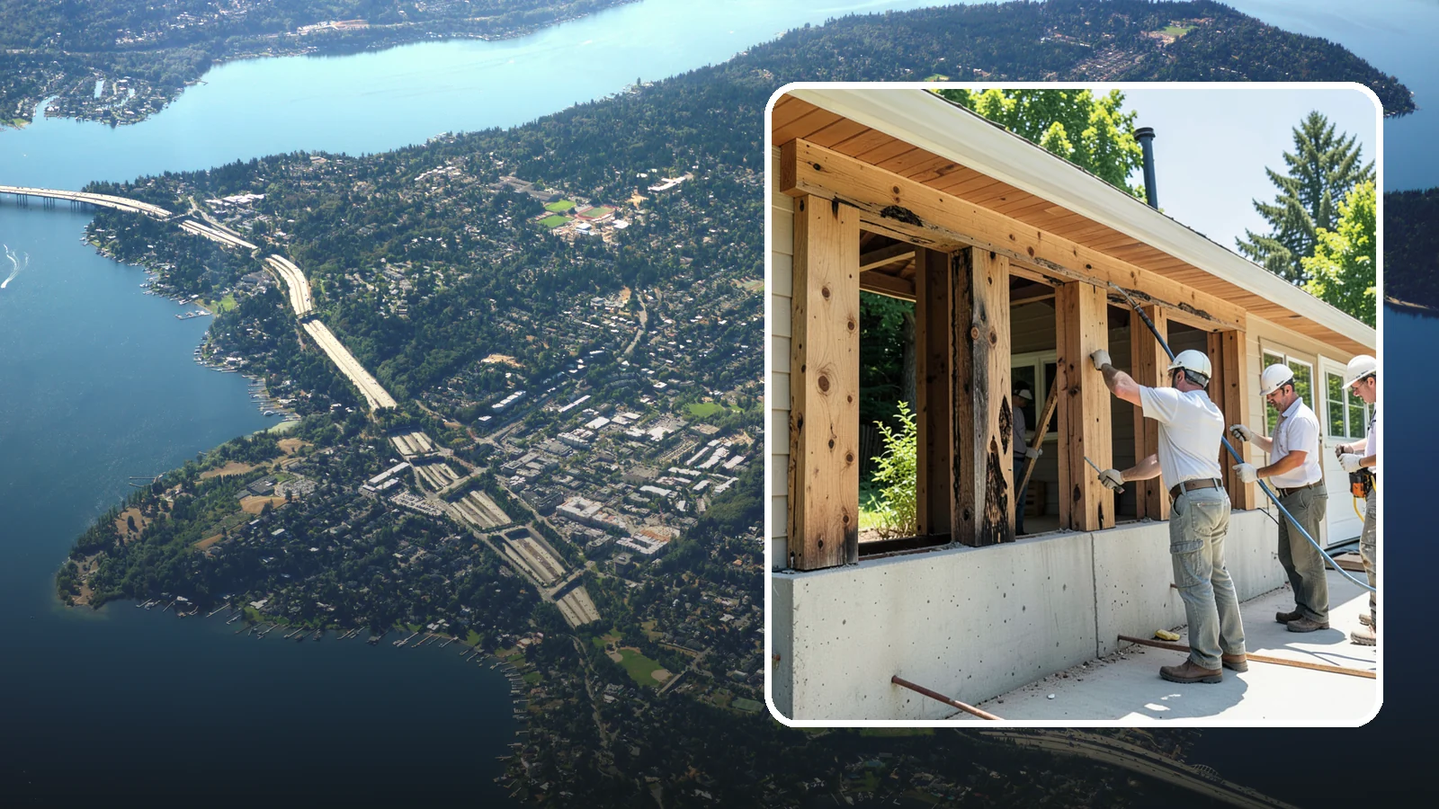 Dry Rot Repair in Mercer Island, King County, WA - Expert dry rot repair that removes decay and restores the strength of affected wood.