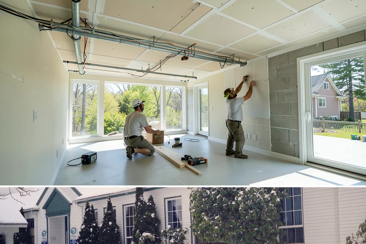 Dry Rot Repair in Pacific, King County, WA - Drier months allow the repair area to fully dry before rebuilding and sealing.