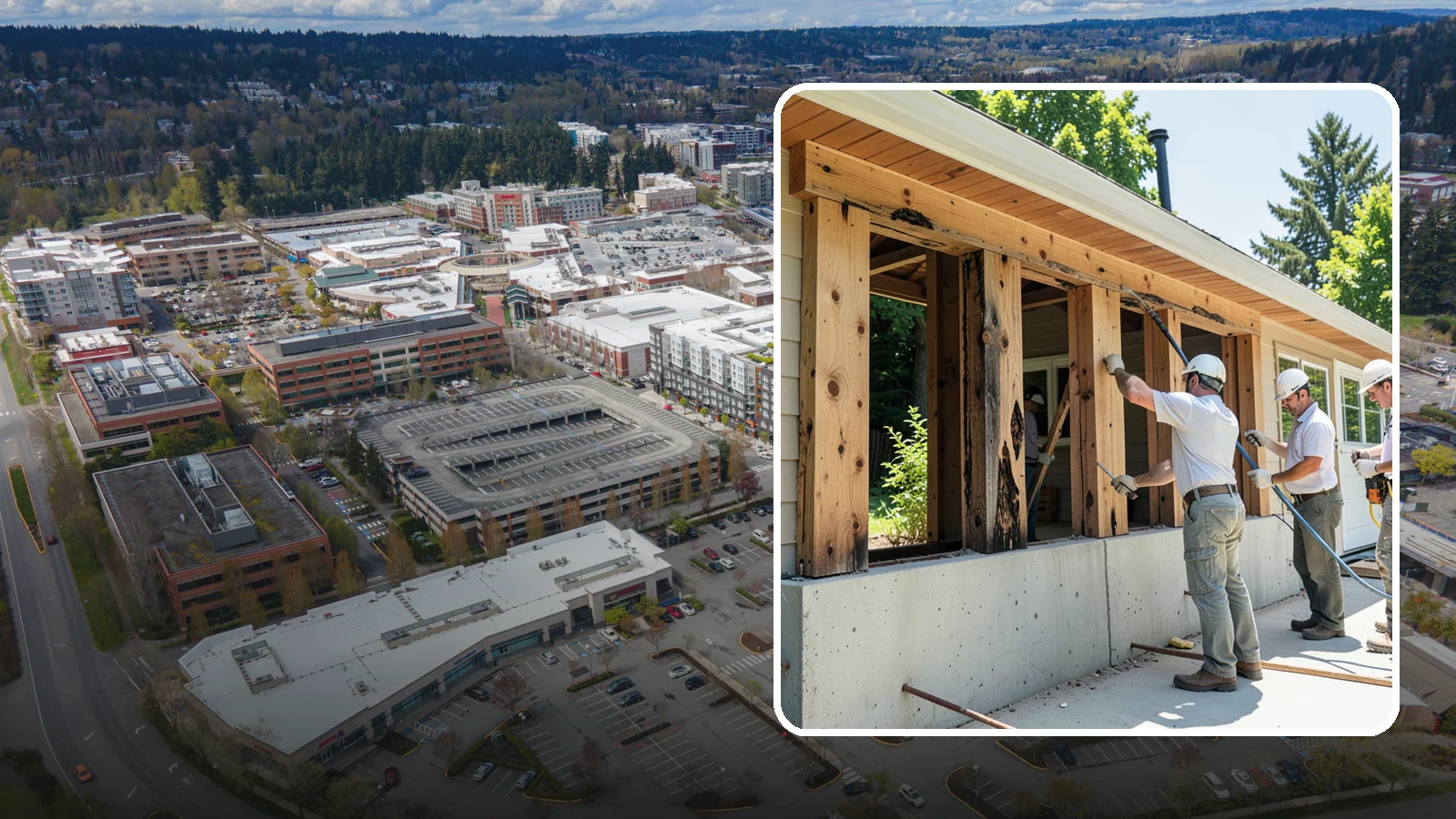 Dry Rot Repair in Redmond, King County, WA - Expert dry rot repair that removes decay and restores the strength of affected wood.