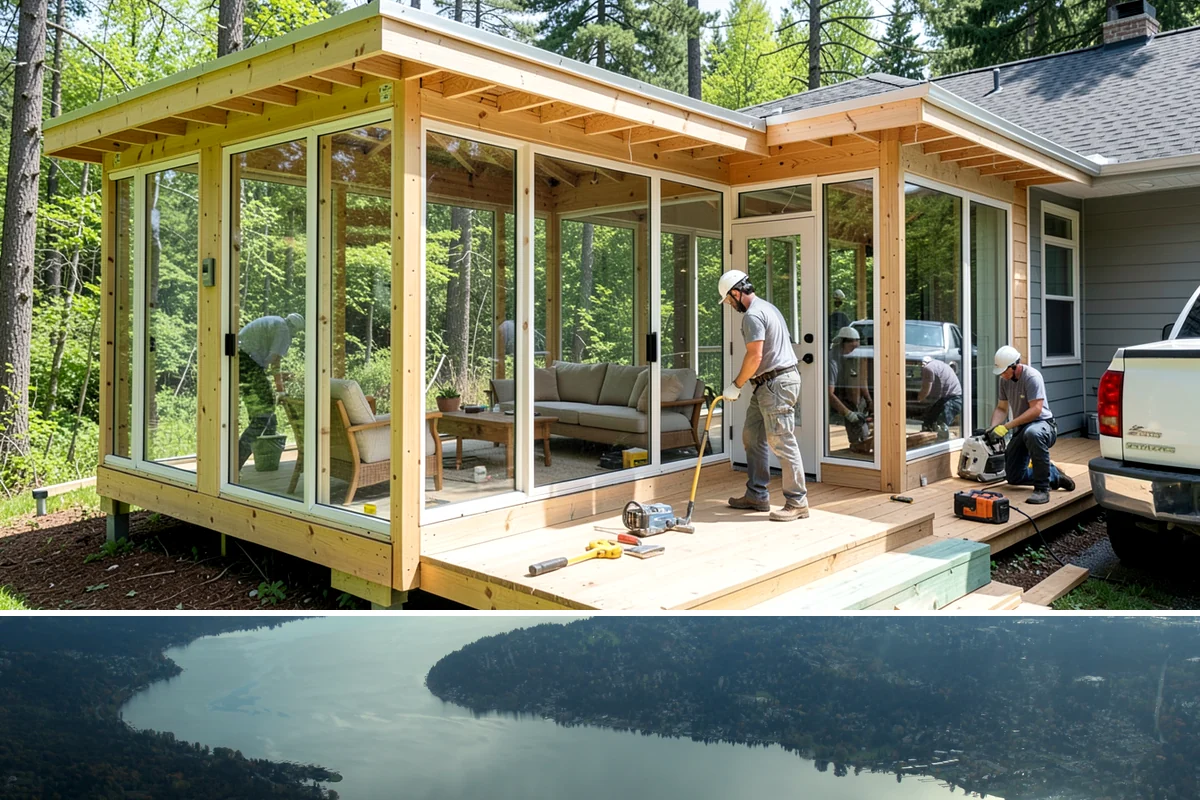 Dry Rot Repair in Sammamish, King County, WA - Drier months allow the repair area to fully dry before rebuilding and sealing.