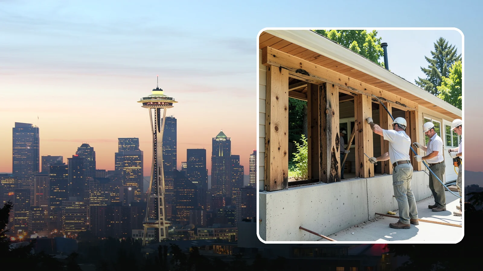 Dry Rot Repair in Seattle, King County, WA - Expert dry rot repair that removes decay and restores the strength of affected wood.