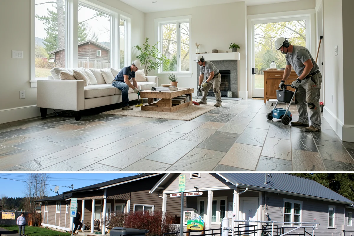 Dry Rot Repair in South Prairie, Pierce County, WA - Drier months allow the repair area to fully dry before rebuilding and sealing.
