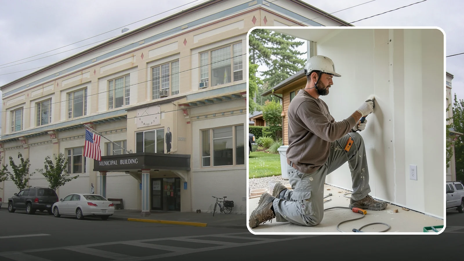 Drywall Finishing in Anacortes, Skagit County, WA - Drywall finishing tapes, muds, and sands hung board to a smooth, paint-ready surface.