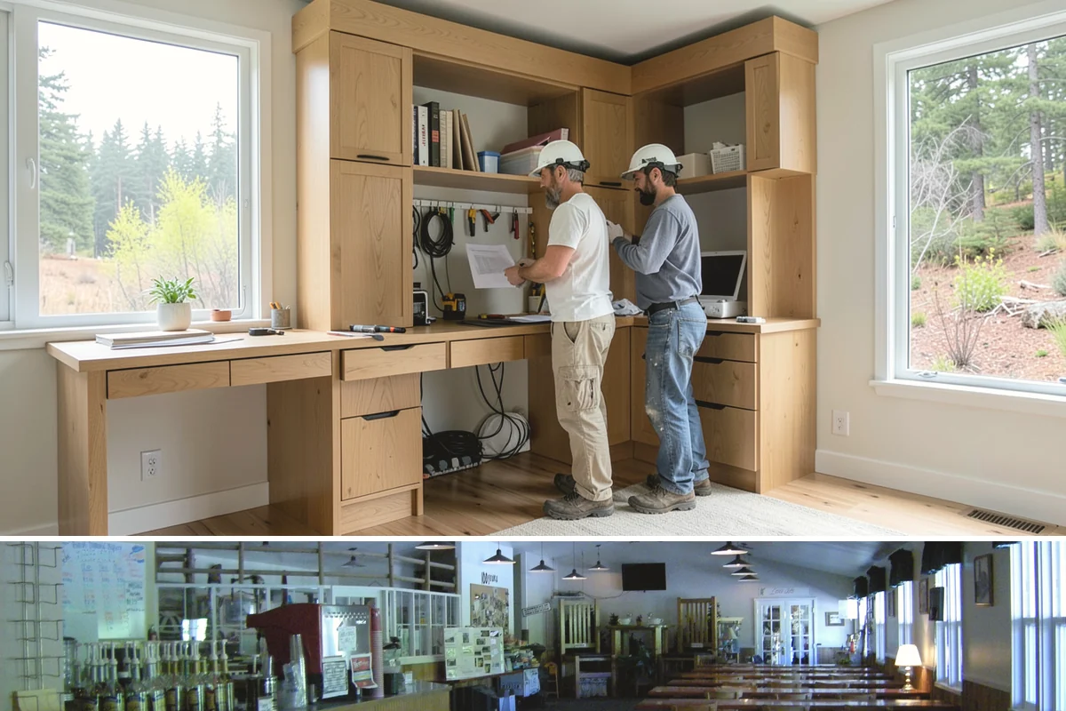 Drywall Finishing in Black Diamond, King County, WA - Finishing is interior work handled comfortably in any season, including the long Pacific Northwest winter.