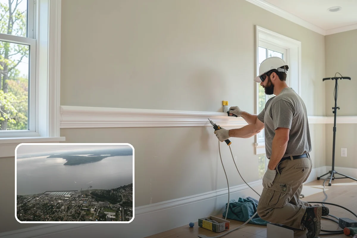 Drywall Finishing in Des Moines, King County, WA - Flat, even walls built up in careful compound coats