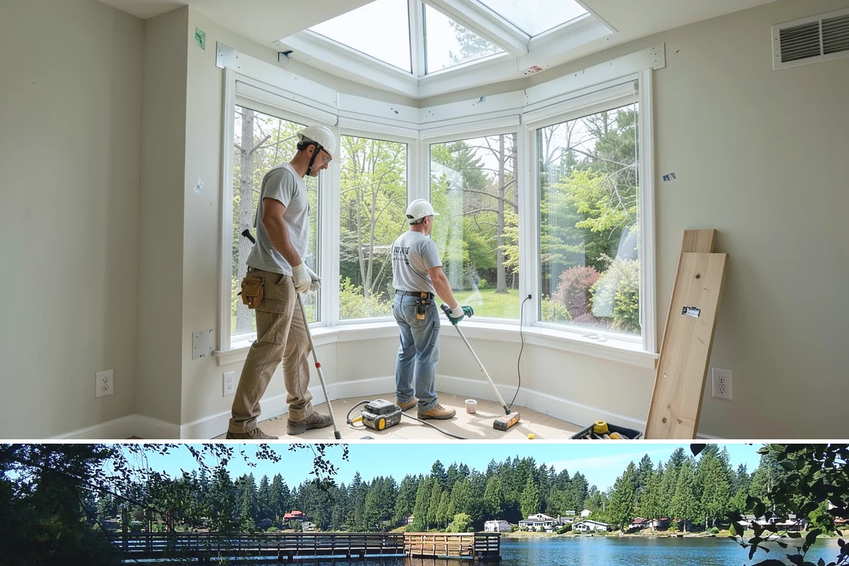 Drywall Finishing in Federal Way, King County, WA - Finishing is interior work handled comfortably in any season, including the long Pacific Northwest winter.