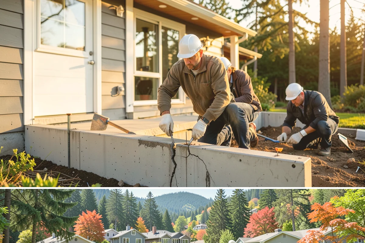 Drywall Finishing in Fircrest, Pierce County, WA - Finishing is interior work handled comfortably in any season, including the long Pacific Northwest winter.