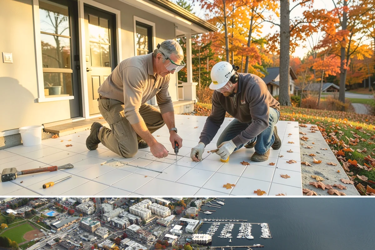 Drywall Finishing in Kirkland, King County, WA - Finishing is interior work handled comfortably in any season, including the long Pacific Northwest winter.
