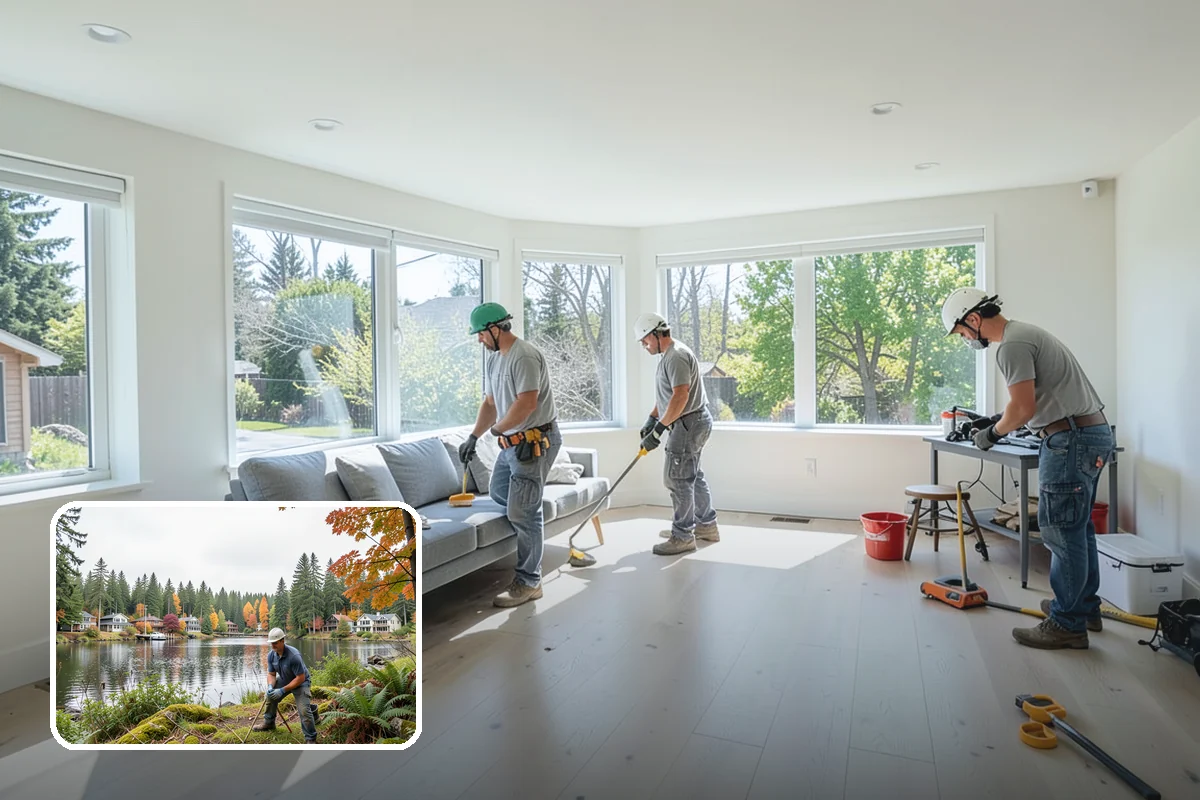 Drywall Finishing in La Conner, Skagit County, WA - Flat, even walls built up in careful compound coats
