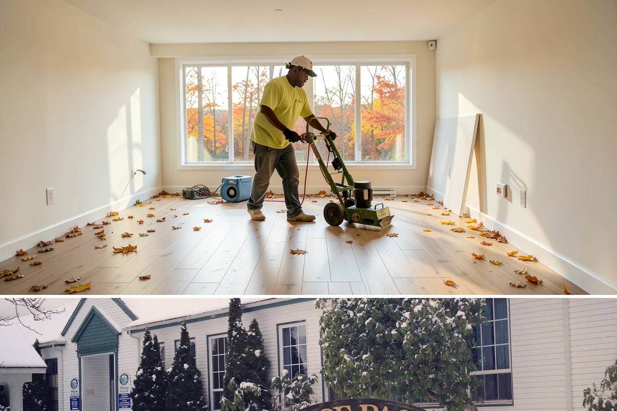 Drywall Finishing in Pacific, King County, WA - Finishing is interior work handled comfortably in any season, including the long Pacific Northwest winter.