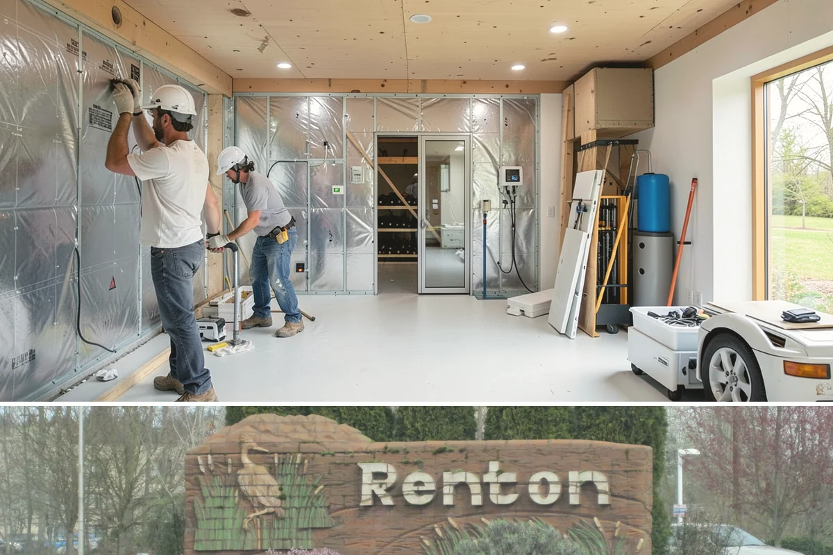 Drywall Finishing in Renton, King County, WA - Finishing is interior work handled comfortably in any season, including the long Pacific Northwest winter.
