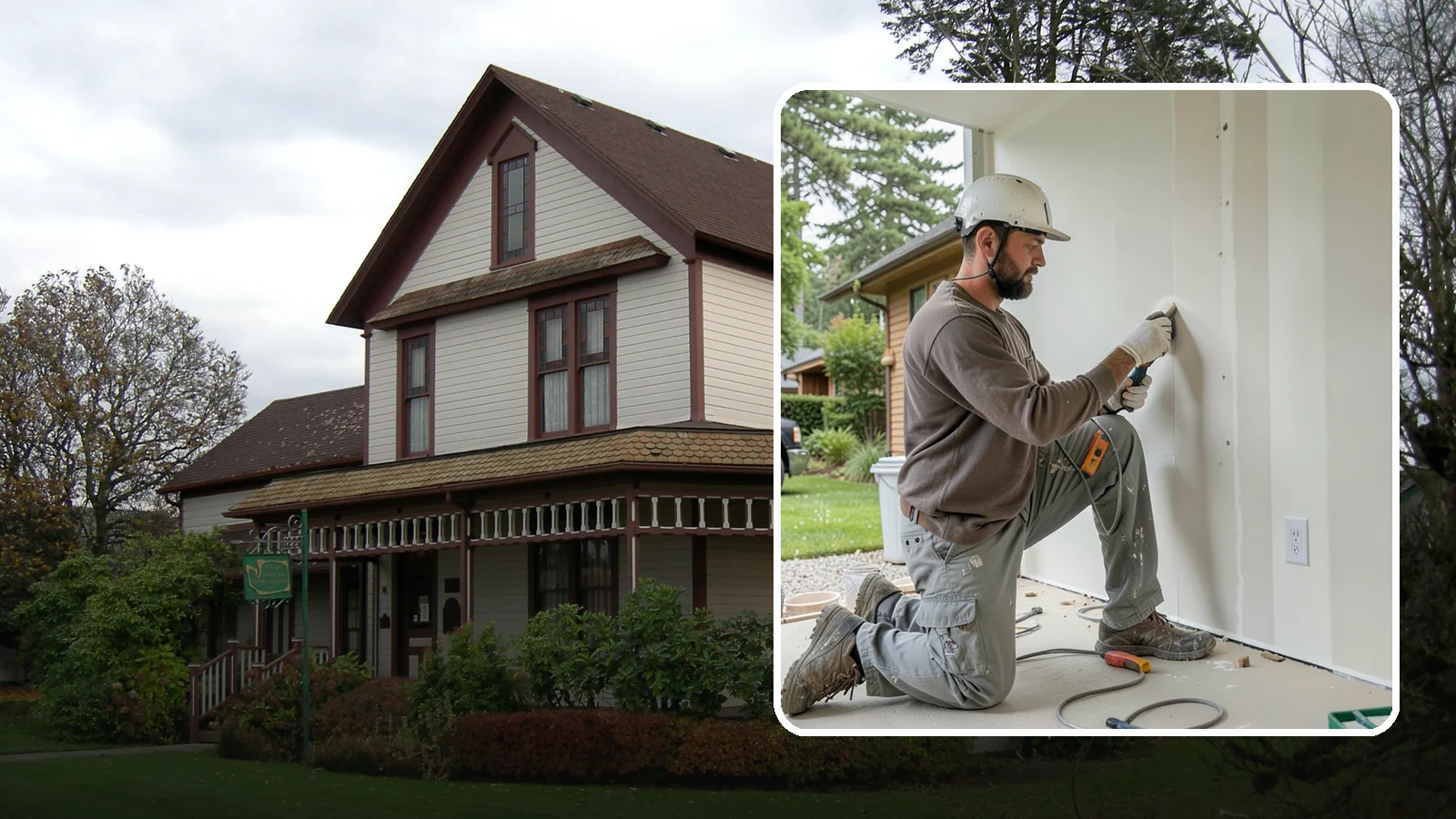 Drywall Finishing in Sumner, Pierce County, WA - Drywall finishing tapes, muds, and sands hung board to a smooth, paint-ready surface.
