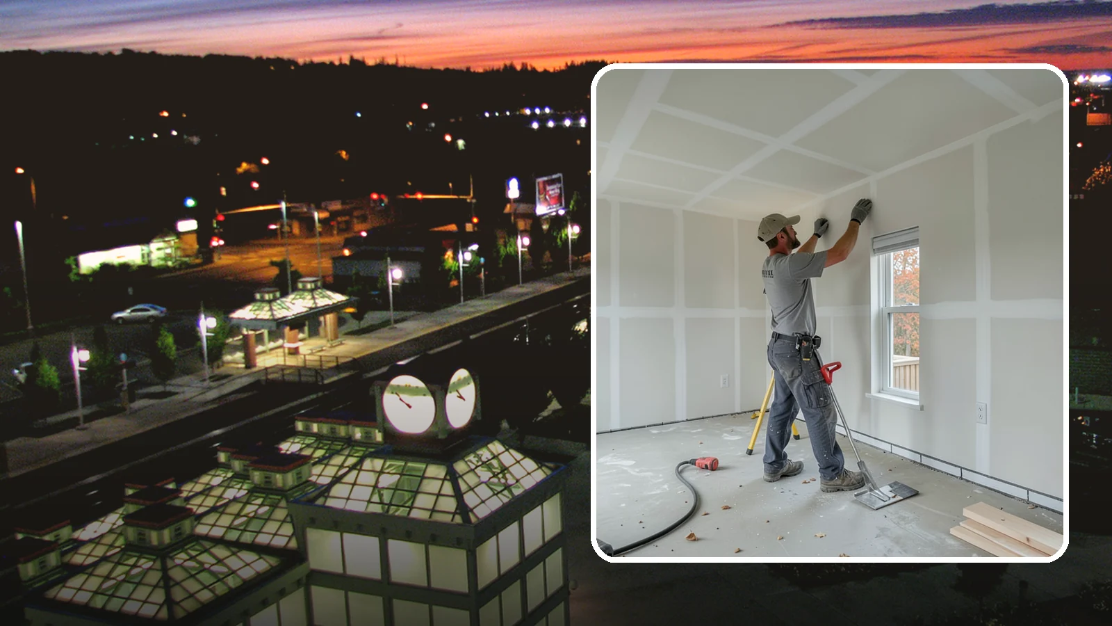 Drywall Installation in Auburn, King County, WA - Drywall installation hangs and prepares new wallboard for smooth, finished walls and ceilings.