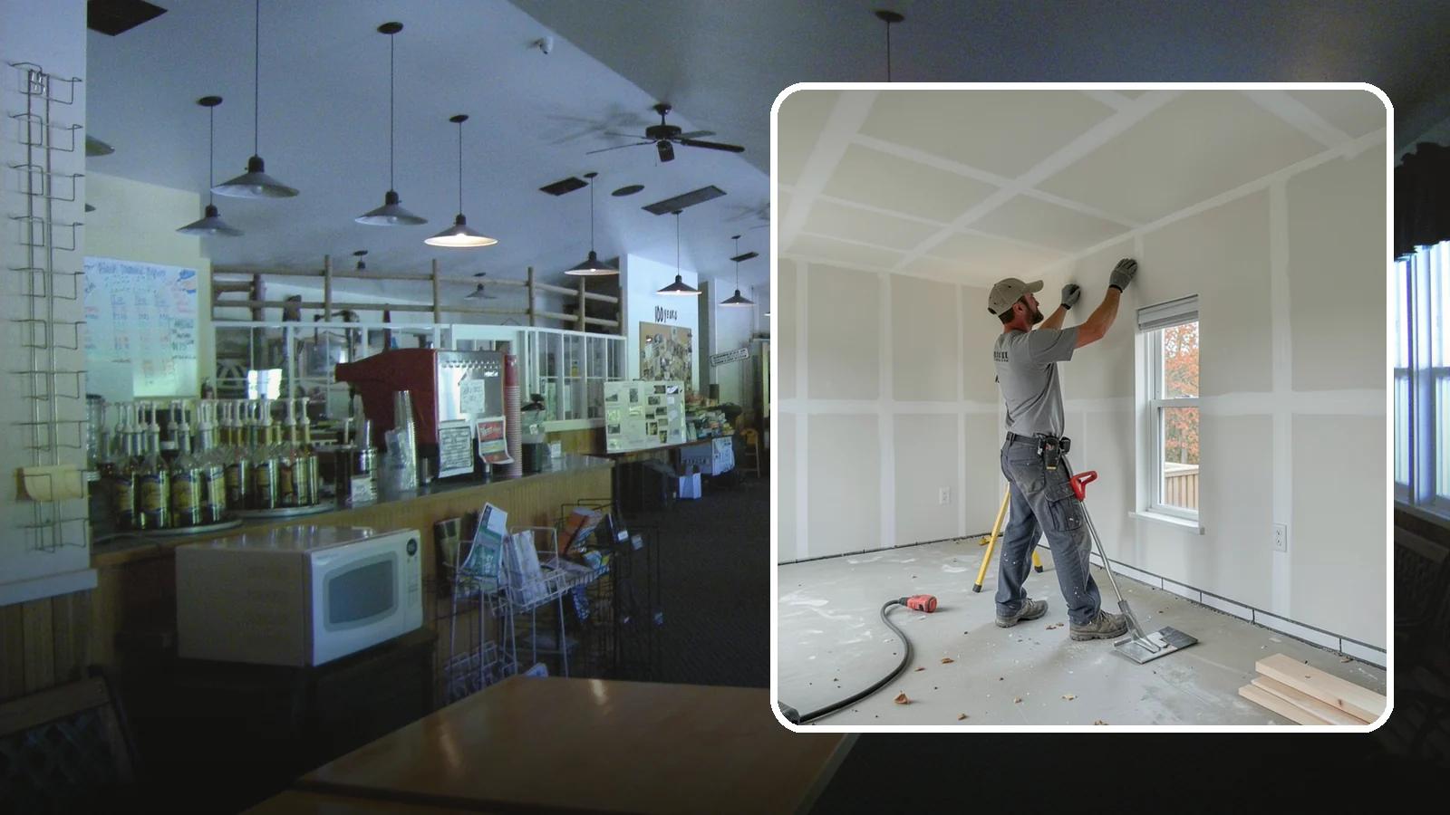 Drywall Installation in Black Diamond, King County, WA - Drywall installation hangs and prepares new wallboard for smooth, finished walls and ceilings.