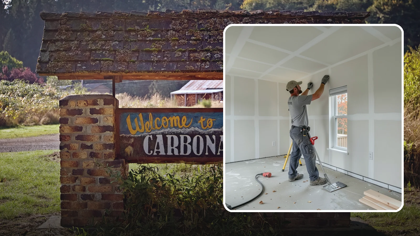 Drywall Installation in Carbonado, Pierce County, WA - Drywall installation hangs and prepares new wallboard for smooth, finished walls and ceilings.